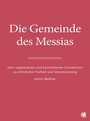 cover image of Die Gemeinde des Messias